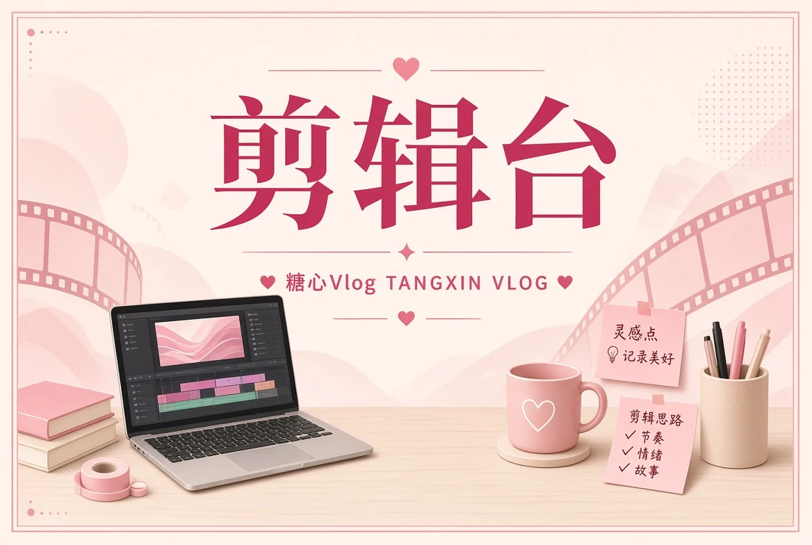 糖心Vlog 剪辑台创作主题